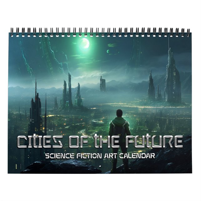Calendrier 2026 Villes Du Futur 4 Science-Fiction (Protection)