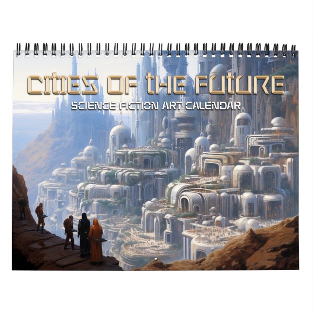Calendrier 2026 Villes Du Futur 5 Science-Fiction (Protection)