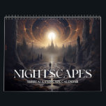 Calendrier 2026 Vues nocturnes 3 Paysage spatial surréaliste<br><div class="desc">2026 Nightscapes 3 Surreal Space Landscape Art Calendar</div>