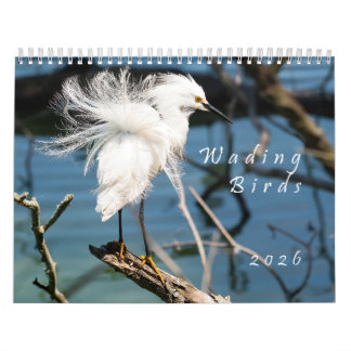 Calendrier 2026 Wading Birds Original Photo Calendar