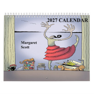 Calendrier 2027 avec des œuvres d'art de Margaret 