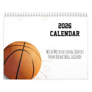 Calendrier 2027 Citations de motivation Basketball