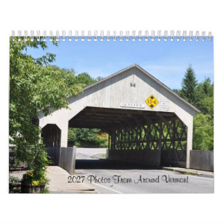 Calendrier 2027 de photos du Vermont