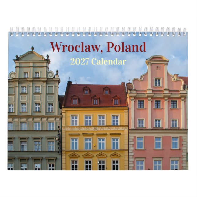 Calendrier 2027 de Wroclaw Pologne (Protection)