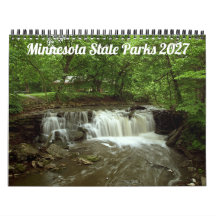 Calendrier 2027 des parcs d'État du Minnesota