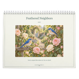 Calendrier 2027 des voisins emplumés du jardin