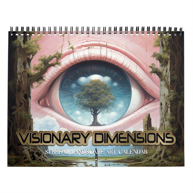 Calendrier 2027 Dimensions visionnaires 5 Paysages surréalist (Protection)