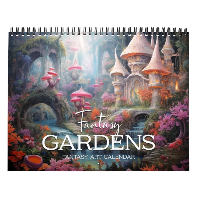 Calendrier 2027 Fantasy Gardens 2 (Protection)