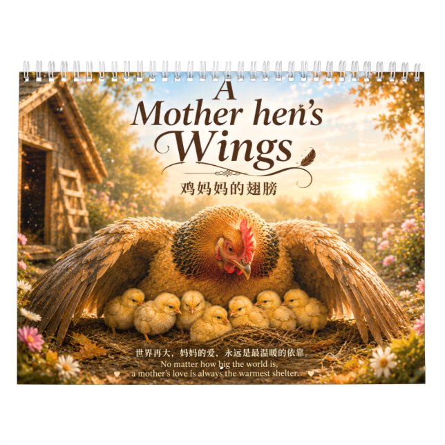 Calendrier 2027 Les Ailes d'une Mère Poule Inspira (Protection)