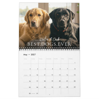 Calendrier 2027 Meilleur Chien Créer Votre Propre Photo Anima