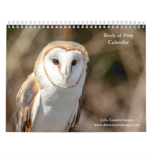 Calendrier 2027 Oiseaux de Proie Raptors Nord-Américains