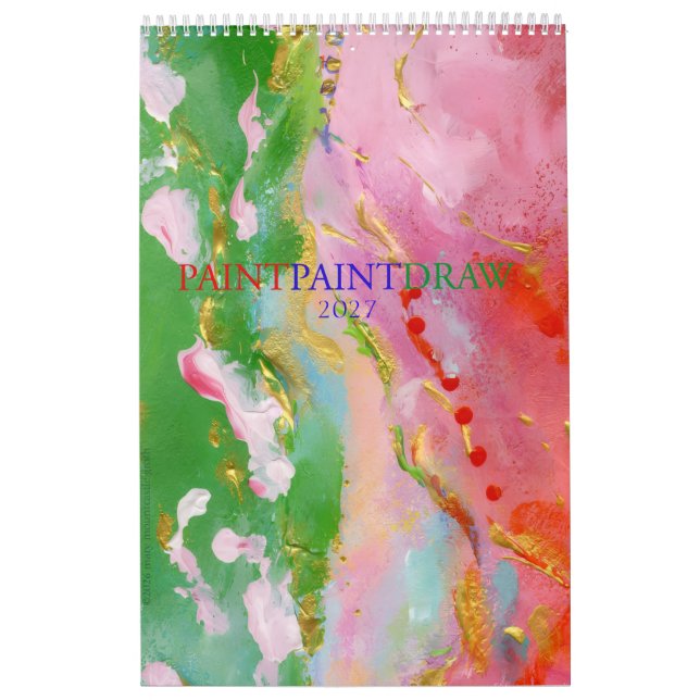 Calendrier 2027 PAINTPAINTDRAW (Protection)