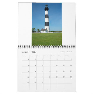 Calendrier 2027 : Phares de Caroline du Nord Med