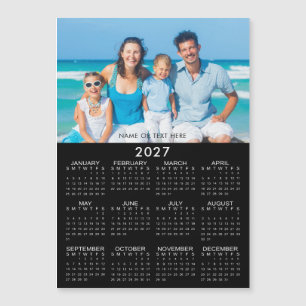 Calendrier 2027 Photo Magnétique Personnalisé