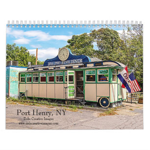 Calendrier 2027 Port Henry, New York   Lac Champlain