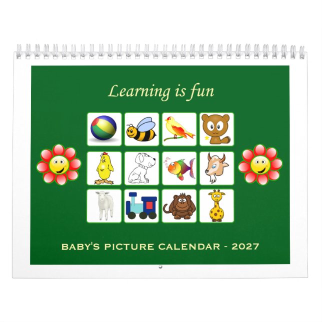 Calendrier 2027 pour enfants (Images) (Protection)