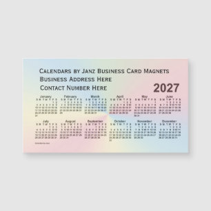 Calendrier 2027 Rainbow Cloud par Janz Magnet