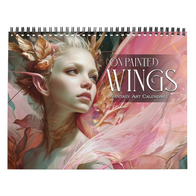 Calendrier 2027 Sur les ailes peintes 2 Fées Anges Art Fantas (Protection)