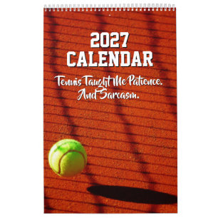 Calendrier 2027 Tennis Citations drôles de motivat