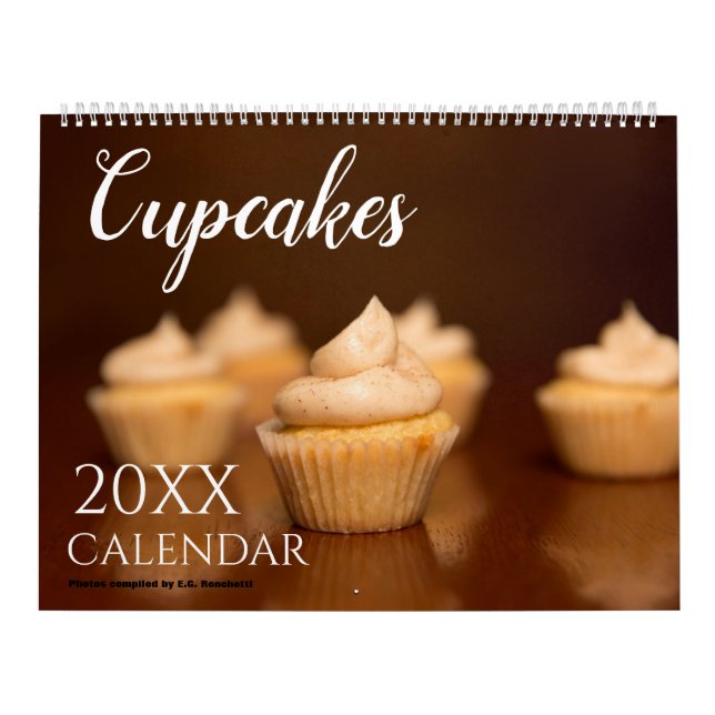 Calendrier 2027 Thème Cupcake Cadeau (Protection)