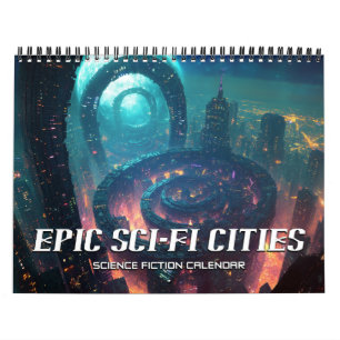 Calendrier 2027 Villes de science-fiction épiques