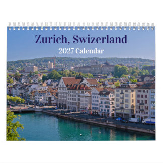 Calendrier 2027 Zurich Suisse