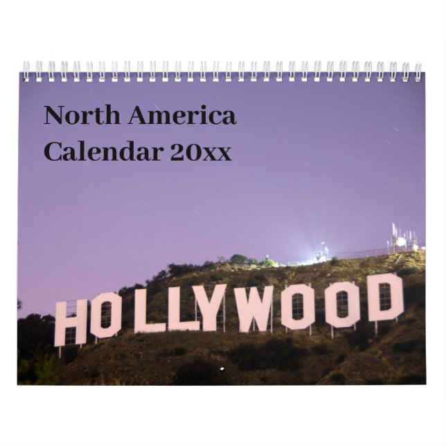 Calendrier 20xx - Amérique du Nord (Protection)