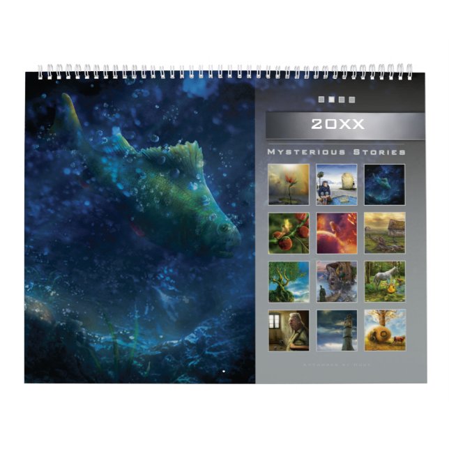 Calendrier 20XX Mysterious Stories (2) - Huge Wall Calendar (Protection)