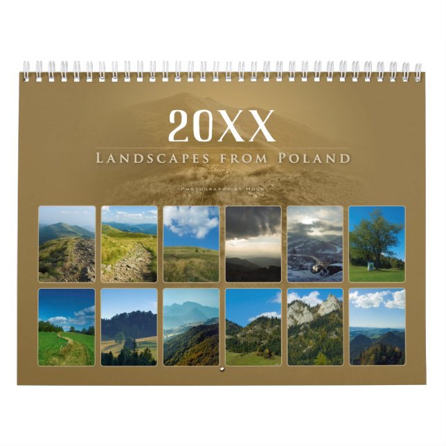 Calendrier 20XX Paysages de Pologne (Protection)