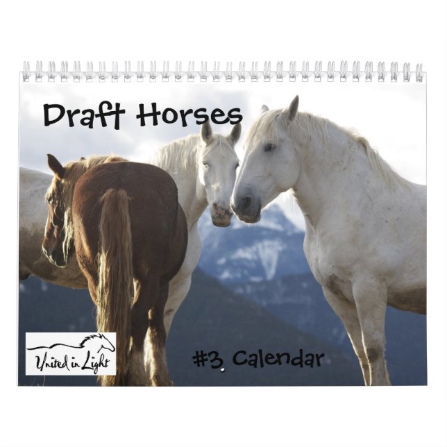 Calendrier #3 de chevaux de trait