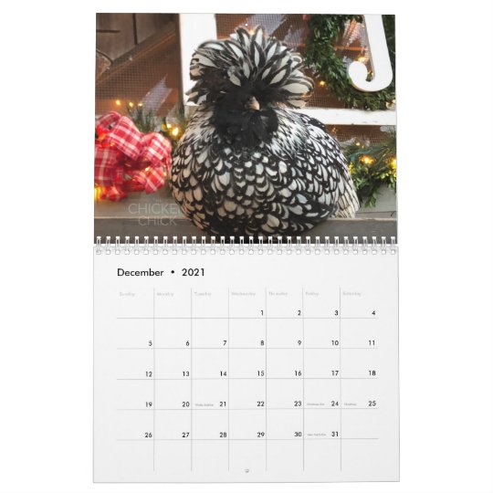 Calendrier 3 Le Troupeau Du Poussin De Poulet Zazzle Fr