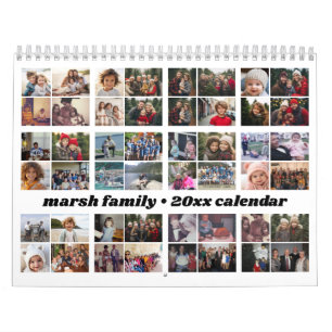 Calendrier 48 Photo - Simple Modern Family 2024 Photo personn