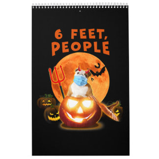 Calendrier 6 Pieds Personnes Chien Chien Chien Avec Masque Ca
