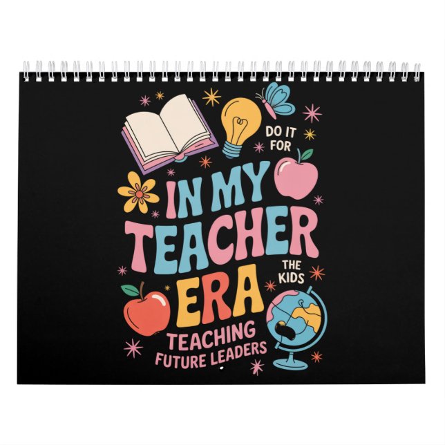 Calendrier À l'ère de mon professeur Retour à l'école Materne (Protection)