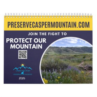 Calendrier A Year at the Foot of Casper Mountain Calendar