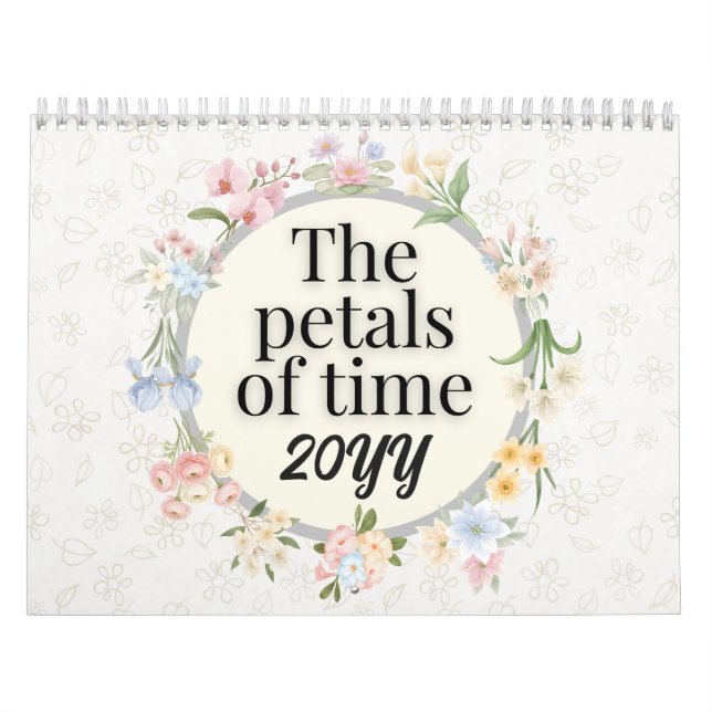 Calendrier A Year in Bloom : Aesthetic Floral Gift (Protection)