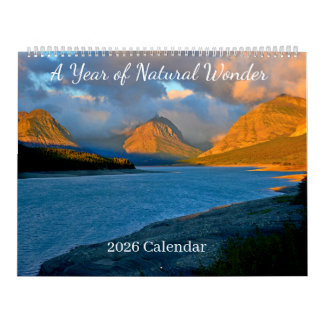 Calendrier A Year of Natural Wonder 2026 Calendar