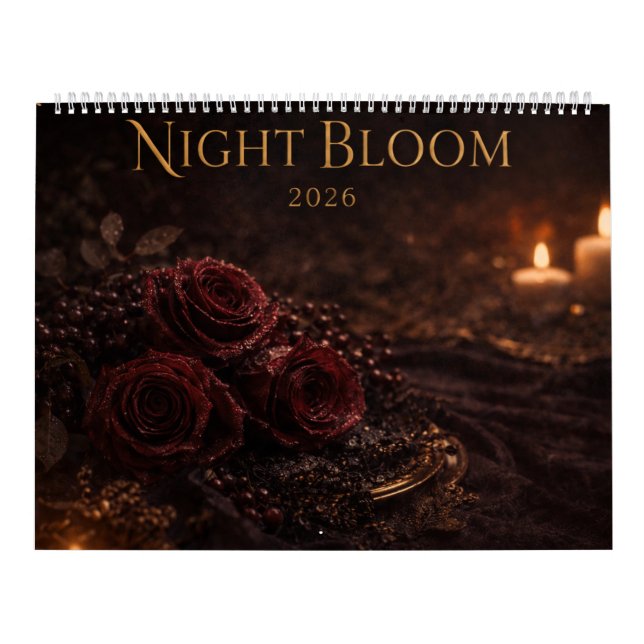 Calendrier A Year of Night Bloom Calendar (Protection)