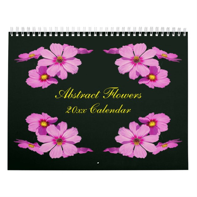 Calendrier Abstract Flowers Photography  (Protection)