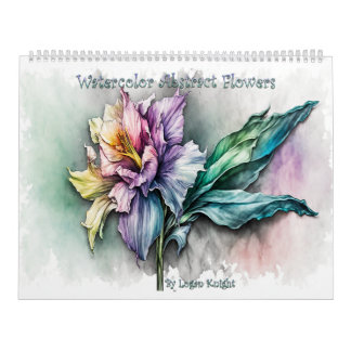 Calendrier Abstraits de Fleurs à l'Aquarelle Vol 3