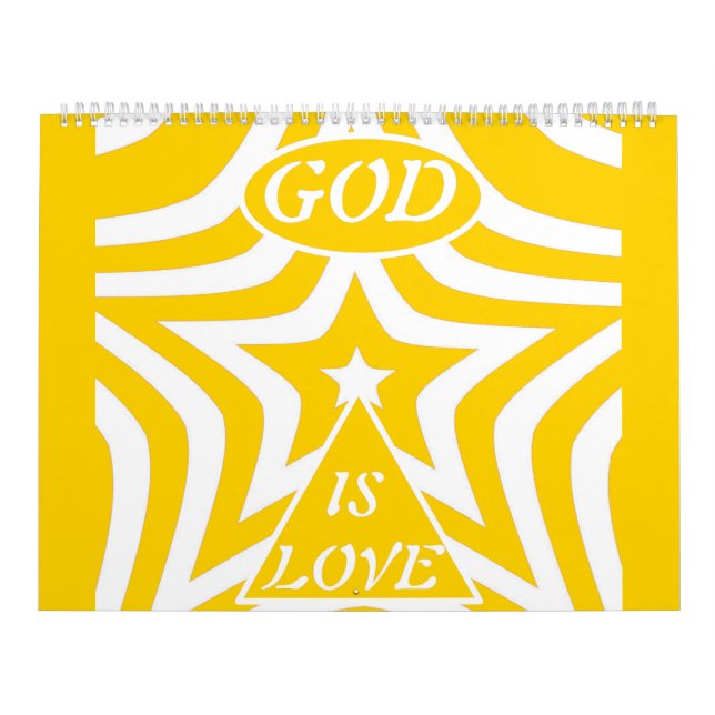 Calendrier Achempong God Is Love Star Cyber Yellow Monthly  (Protection)