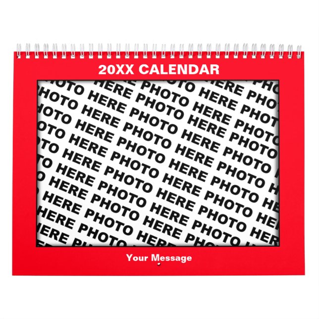 Calendrier Add 14 Photos Calendar Colors (Protection)
