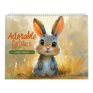 Calendrier Adorable Animals: Forest Friends 1