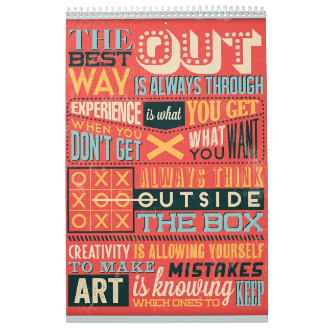 Calendrier Affiche inspirante (Protection)