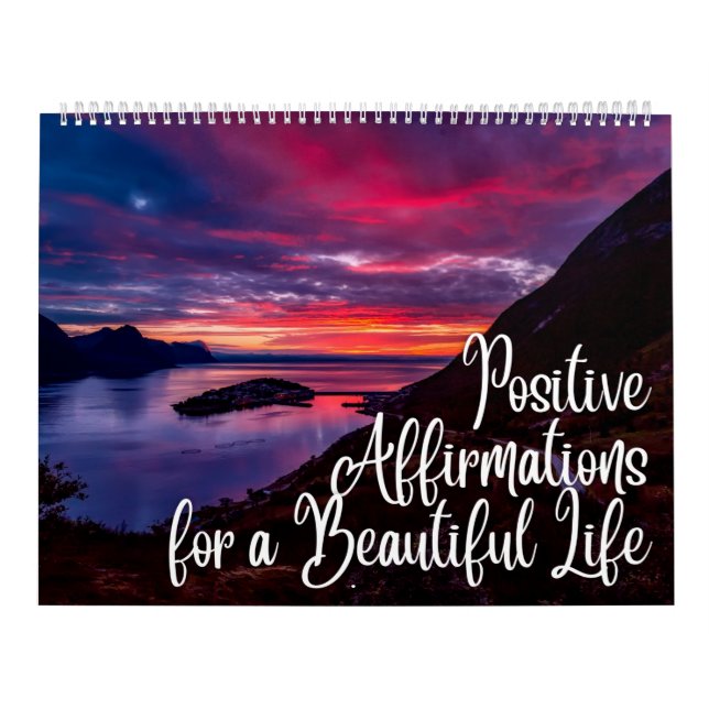 Calendrier Affirmations positives Citations Nature Images (Protection)