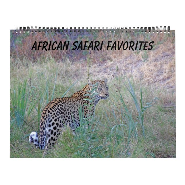 CALENDRIER AFRICAIN DE FAVORIS DE SAFARI (Protection)