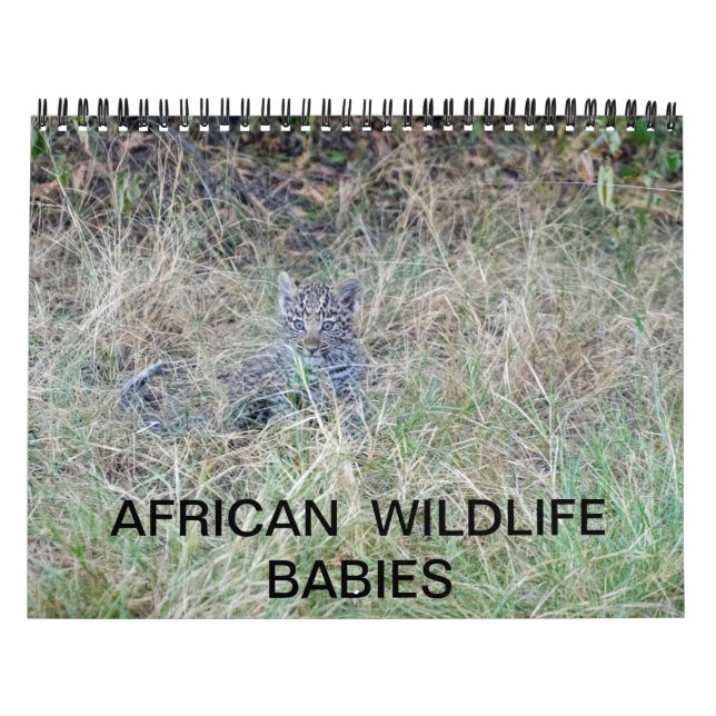 Calendrier AFRICAIN DES BÉBÉS SAUVAGES (Protection)