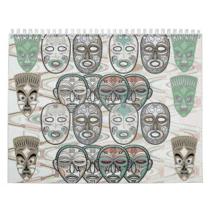 Calendrier African Masks