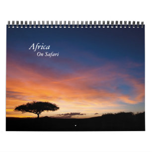 Calendrier - Afrique sur le safari