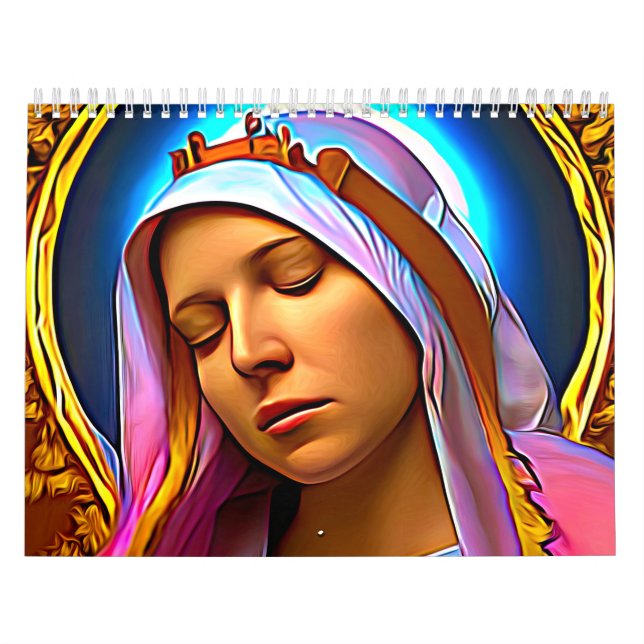 Calendrier AI Art de la bienheureuse Vierge Marie (Protection)